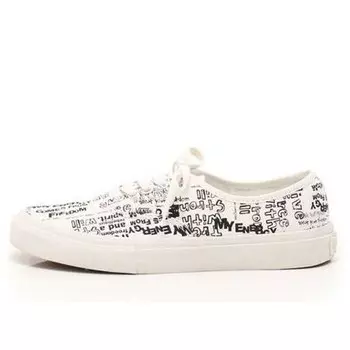 Кроссовки comme des garcons x authentic lx 'graffiti' Vans, белый