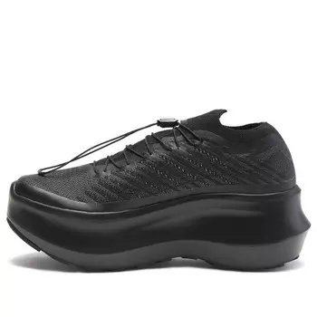 Кроссовки comme des garcons x pulsar platform 'triple black' 471952 Salomon, черный
