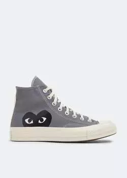 Кроссовки COMME DES GARONS PLAY X Converse sneakers, серый