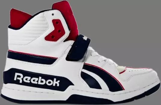 Кроссовки commitment mid 'white navy' Reebok, белый