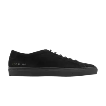Кроссовки Common Projects Achilles Low Black Suede, черный