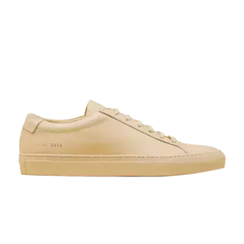 Кроссовки Common Projects Achilles Low Nude, желто-коричневый