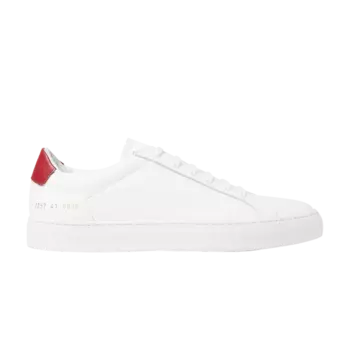 Кроссовки Common Projects Achilles Retro Low 'White Red', белый