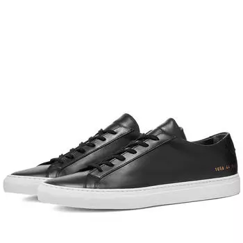 Кроссовки Common Projects Achilles White Sole, цвет Black & White