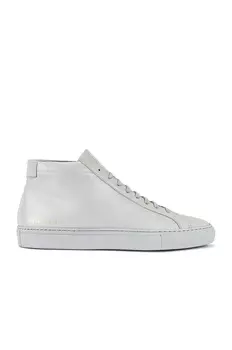 Кроссовки Common Projects Original Leather Achilles Mid, серый