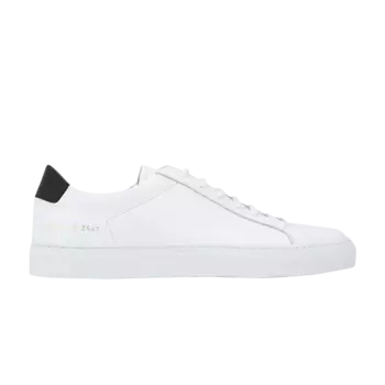 Кроссовки Common Projects Retro Low 'White Black', белый