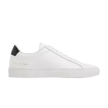 Кроссовки Common Projects Wmns Retro Low, цвет White Black 2023