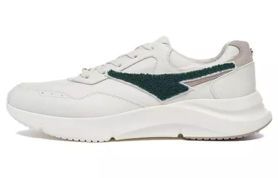 Кроссовки Commuter Series для бега мужские с низким верхом бежевые/белые Li-Ning 1990