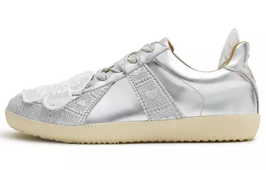 Кроссовки CONP Lifestyle Shoes Unisex Low-top Silver, серебряный