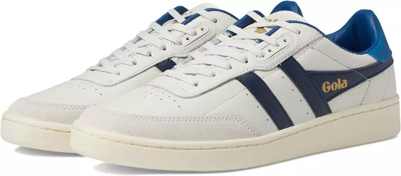 Кроссовки Contact Leather Gola, цвет Off-White/Navy/Marine Blue