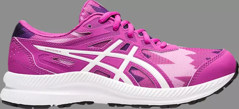 Кроссовки contend 8 gs 'orchid white' Asics, фиолетовый