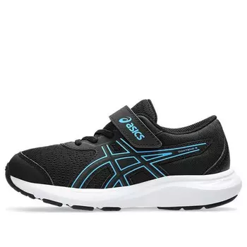 Кроссовки contend 9 'black digital aqua' Asics, черный