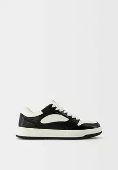 Кроссовки CONTRAST Bershka, черный