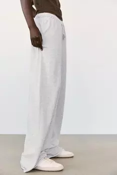 Кроссовки contrast flat ZARA, белый