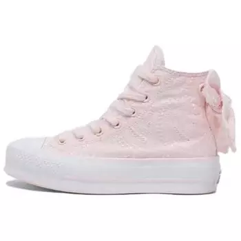 Кроссовки Converse All Star Lift Skateboarding Shoes Women's High-top Pink, розовый