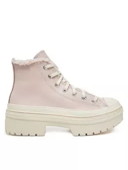 Кроссовки Converse Bambas Chuck Taylor All Star Lugged Heel Sherpa A09346C 662, розовый