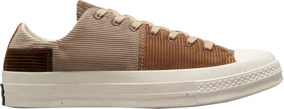 Кроссовки Converse Beyond Retro x Chuck 70 Low Upcycled Corduroy, загар