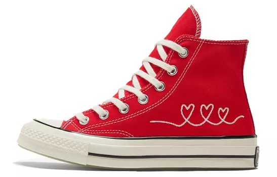 Кроссовки Converse Chuck Taylor All Star 70 Hi Made With Love Red