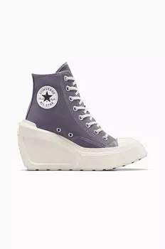 Кроссовки Converse Chuck 70 De Luxe на танкетке, фиолетовый