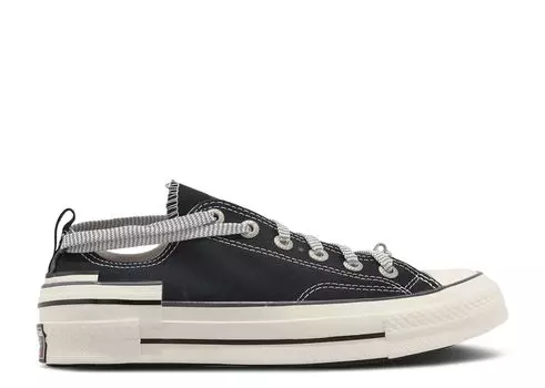 Кроссовки Converse Chuck 70 Hacked Heel Low 'Black Reflective', черный