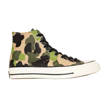 Кроссовки Converse Chuck 70 Hi 'Archive Prints - Camo', зеленый