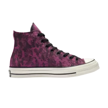 Кроссовки Converse Chuck 70 Hi 'Denim Camo', фиолетовый