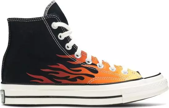 Кроссовки Converse Chuck 70 Hi Flames, черный