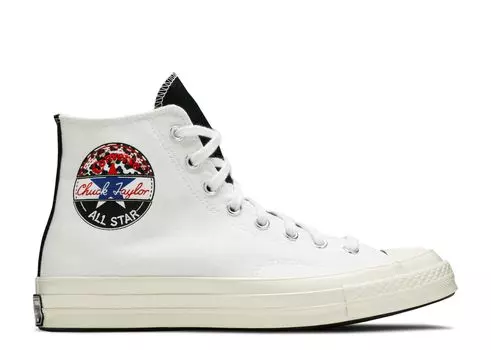 Кроссовки Converse Chuck 70 Hi 'Logo Play - White Rush Blue', белый