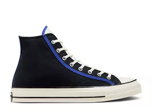 Кроссовки Converse Chuck 70 High 'Black Blue Flame', черный