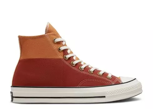 Кроссовки Converse Chuck 70 High 'Colorblock - Monarch Rugged Orange', красный