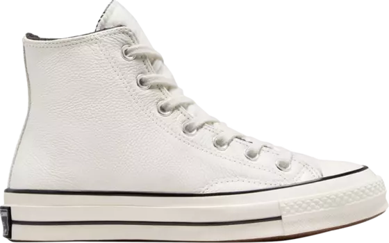 Кроссовки Converse Chuck 70 High Cozy Utility - Egret, белый