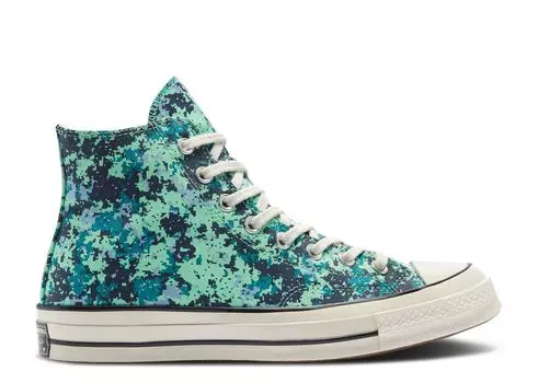 Кроссовки Converse Chuck 70 High 'Digi Camo - Green Glow', зеленый