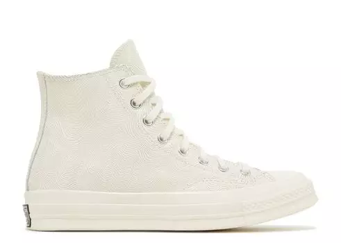 Кроссовки Converse Chuck 70 High 'Egret Embossed', кремовый