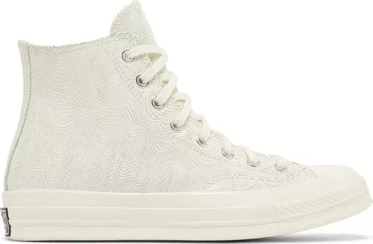 Кроссовки Converse Chuck 70 High Egret Embossed, кремовый