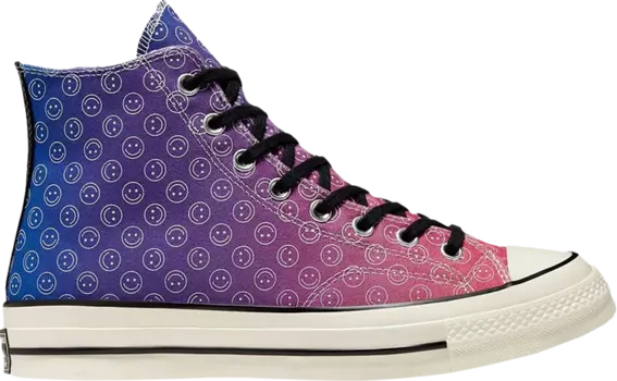 Кроссовки Converse Chuck 70 High Happy Camper - Gradient Purple, синий
