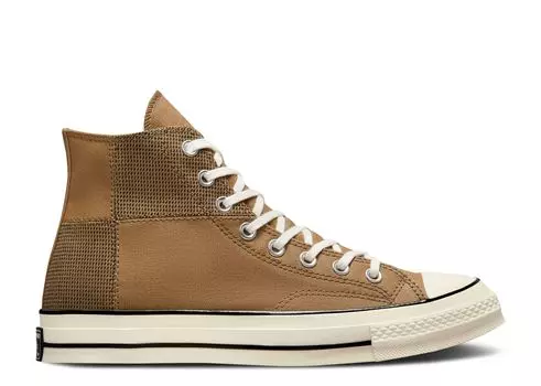 Кроссовки Converse Chuck 70 High 'Houndstooth Patchwork', коричневый