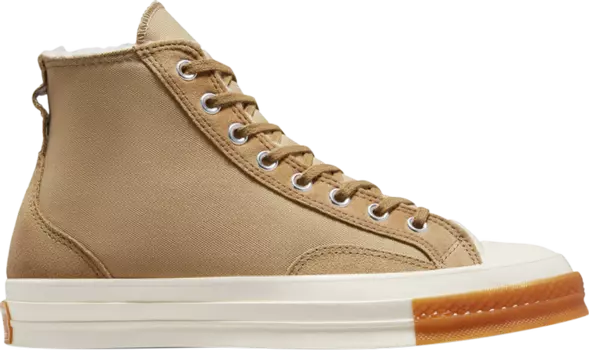 Кроссовки Converse Chuck 70 High Lined Colorblock - Nomad Khaki Gum, коричневый