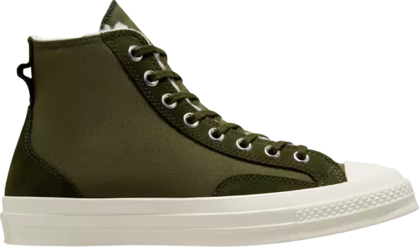 Кроссовки Converse Chuck 70 High Lined Colorblock - Utility Green, зеленый
