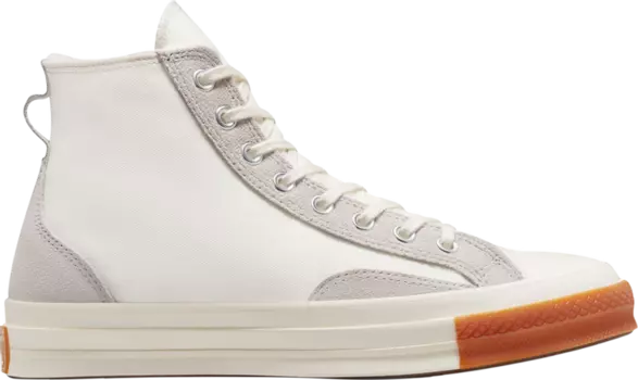 Кроссовки Converse Chuck 70 High Lined Colorblock - Vintage White Gum, кремовый