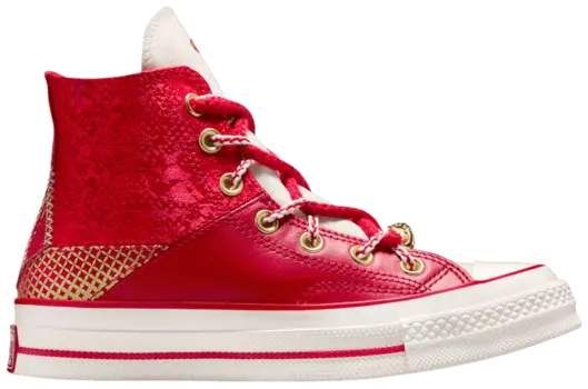 Кроссовки Converse Chuck 70 High 'Lunar New Year - Enamel Red Snakeskin', красный