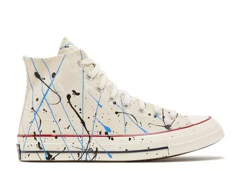Кроссовки Converse Chuck 70 High 'Paint Splatter - Egret', кремовый