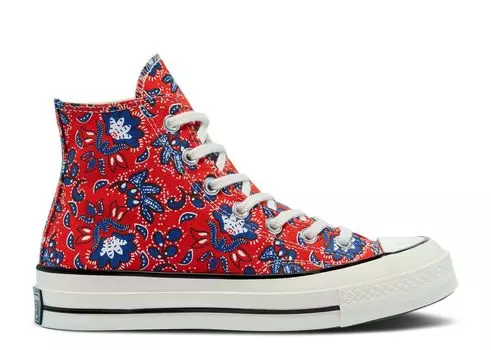 Кроссовки Converse Chuck 70 High 'Paisley - Habanero Red', красный