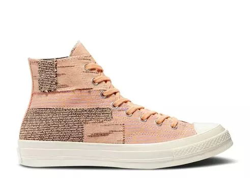 Кроссовки Converse Chuck 70 High 'Patchwork - Peach', розовый