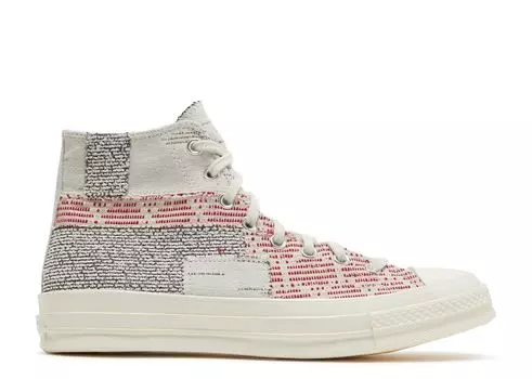 Кроссовки Converse Chuck 70 High 'Patchwork - Twill', кремовый