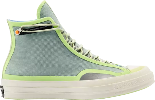 Кроссовки Converse Chuck 70 High Seam Tape - Iceberg Green, зеленый