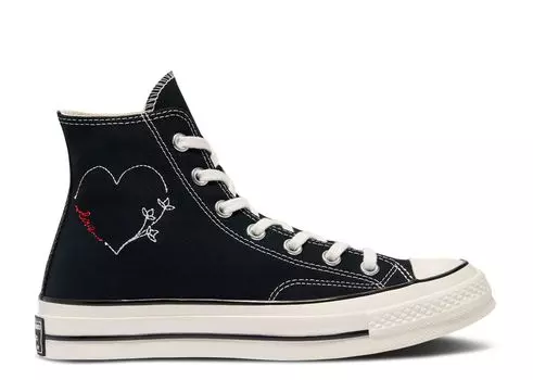 Кроссовки Converse Chuck 70 High 'Valentine'S Day - Black', черный