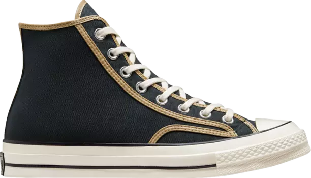Кроссовки Converse Chuck 70 High Workwear - Black Khaki, черный