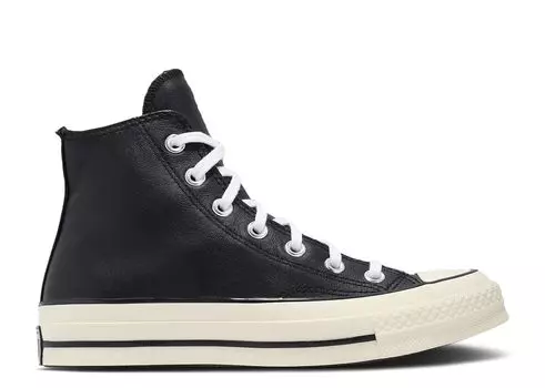 Кроссовки Converse Chuck 70 Leather High 'Black', черный