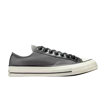 Кроссовки Converse Chuck 70 Low Leather Overlays - Sharkskin, серый