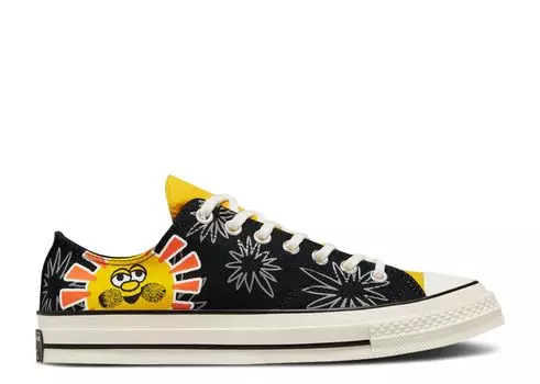 Кроссовки Converse Chuck 70 Low 'Sunny Floral', черный